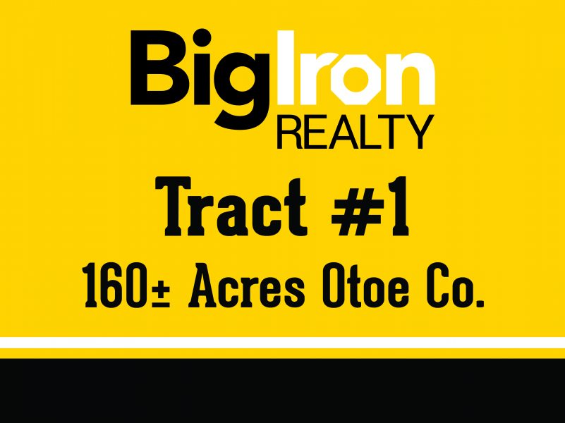 Land Auction 320+/- Acres Otoe County, NE Selling in 2 Tracts