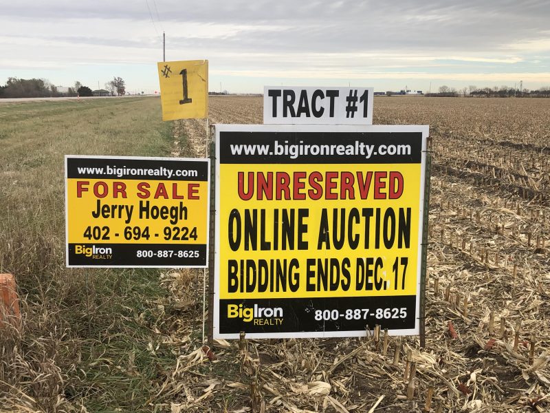 Land Auction 305.59+/- Acres Hamilton County, NE Selling in 2 Tracts